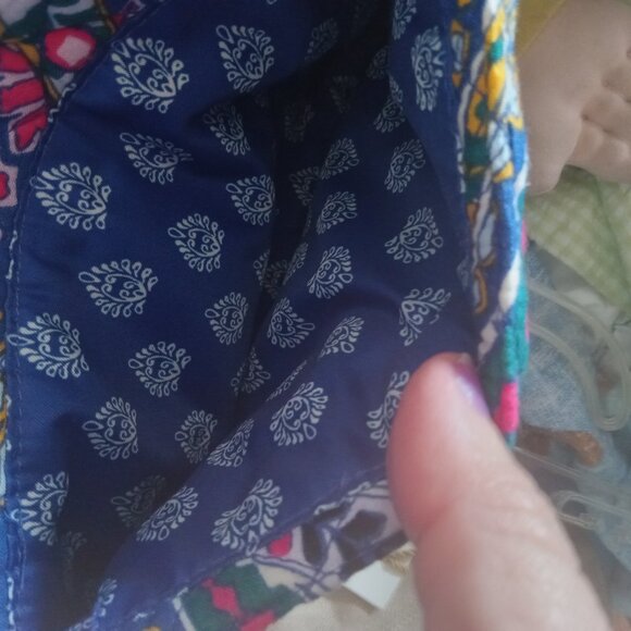 Vera Bradley Blue Paisley design cloth crossbody bag new - Picture 5 of 7